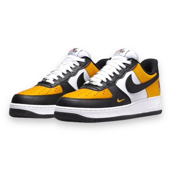 Nike Air Force 1 LV8 Jersey Mesh Gold Black White Men\'s Size 11.5 DQ7775-700 main image 5